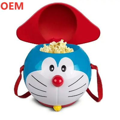 OEM Custom New Style 3D น่ารัก การ์ตูน พลาสติก ป๊อปคอร์น เบ็คเก็ต