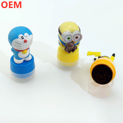 OEM Factory Custom 3d รูปสแตมป์ ของเล่นสําหรับเด็ก การ์ตูน รูปสแตมป์ ของเล่นการปรับปรุง