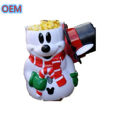 การ์ตูน Popcorn Bucket การปรับปรุง, การออกแบบ OEM คุณภาพสูง พลาสติก Popcorn Bucket
