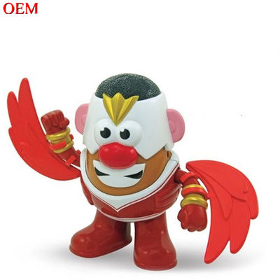 ผลิตของเล่น ออกแบบของเล่นตามสั่ง OEM PVC Movie Character Potato Head 3D Toy custom action figure