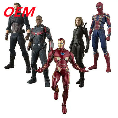 OEM โรงงานสั่ง Spiderman การกระทํา Figures ของเล่น Custom Movie รูปแบบ PVC