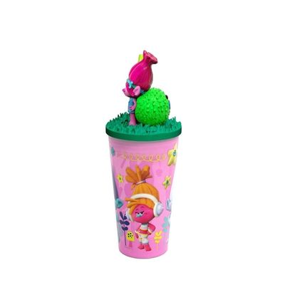 OEM 3D รวมของดีไซเนอร์ของเล่น Custom แก้วพลาสติกของคุณเอง 3D การ์ตูนแก้วดื่ม
