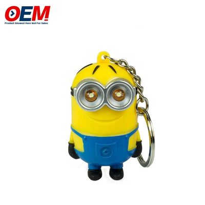 OEM Custom Made พลาสติก Keychain Minio N Keychain สําหรับการส่งเสริม