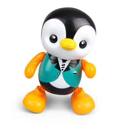 ของเล่นเด็กตามสั่ง น่ารัก สมาธิ Swing เต้นเพนกวิน การศึกษา LED ของเล่นแสง