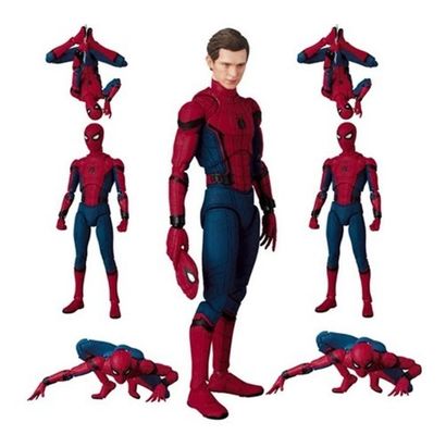 สินค้าตามต้องการ สินค้าคุณภาพสูง 15 ซม ของเล่น Spider Man Tom Holland PVC Action Figure Spiderman Collection ของเล่นพร้อมกล่อง