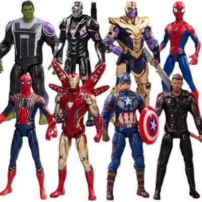 พระเอกซูเปอร์พีวีซี ภาพปั้นตัวละครการ์ตูน ของเล่นเด็ก Spider Man ของขวัญวันเกิด