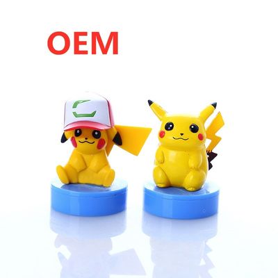 OEM Custom Made Mini Stamper Toy Pikachu Figure Stamper Stamp Self-ink Stamp พลาสติก มินิ สแตมเปอร์
