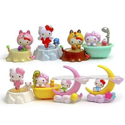 ผู้ผลิตของเล่น OEM พลาสติกน่ารัก มินิการ์ตูน Kitty แมวของเล่นสําหรับเด็ก