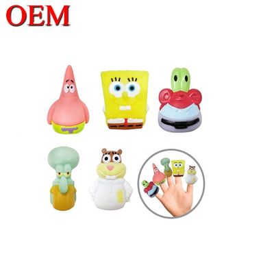 3D พลาสติกรูปนิ้วตุ๊กตาของเล่น OEM ของเล่นมือสําหรับเด็ก