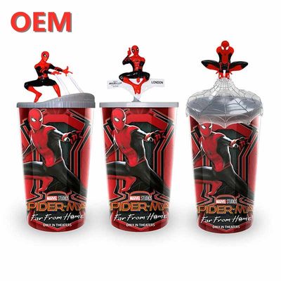 OEM Customized DC Straw Cup การ์ตูน เครื่องดื่มถ้วย Keychain อุปกรณ์เสริม