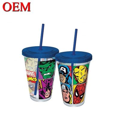 ผู้จัดจําหน่าย คุณภาพสูง Customized Marvel Double Walled พลาสติก ชามเดินทางกับสลาม