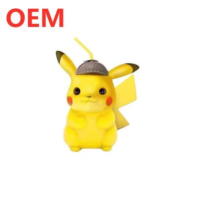 การผลิตตามสั่ง พลาสติกรูปร่าง 3 มิติ การ์ตูน Pikachu รูปภาพ ถ้วยสลัม ถ้วย pvc ตามสั่ง