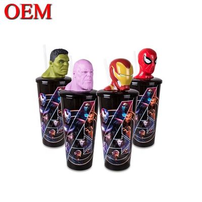 Custom Your Own พลาสติกถ้วย 3D ถ้วย Custom PVC ของเล่นรูปถ้วย