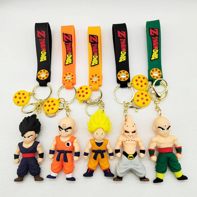 OEM การ์ตูน 3 มิติ คาวาอาย ซัน วูคอง Anime Keychain Custom 3 มิติ การ์ตูน Pvc Keychain