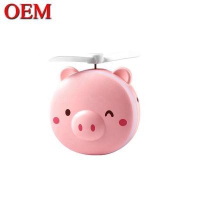 Oem พกพาแฟนการ์ตูน แฟนกระจกกระจกกระจก Mini