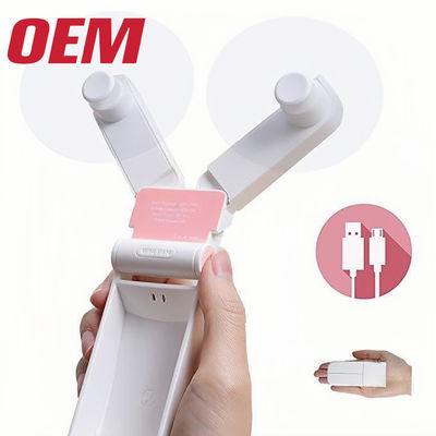 พัดลมเย็นขนาดเล็กแบบพกพา OEM ช่วงซัมเมอร์ พัดลมพกพาทํามือ