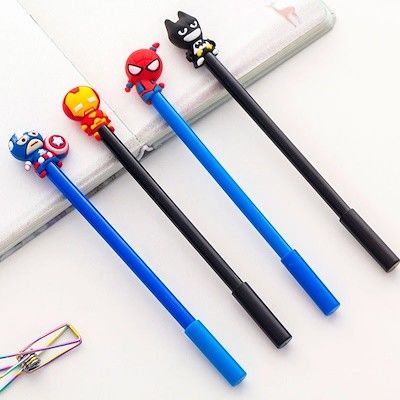 Custom Cool 3D Cartoon Figure Toy Ballpoint Pen Head Toppers เด็กๆ กระปุกลูกหนังของเล่น