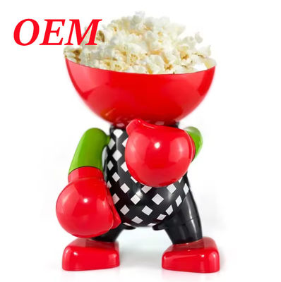 Plastic Popcorn Bowl Tub with Lid Food Grade Plastic Candy Cookie Container Popcorn Bowl Tubs For Movie Theater