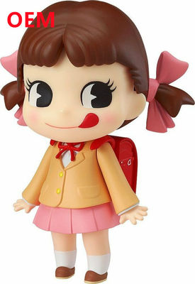 เครื่องเล่น 3D พีวีซีที่กําหนดเอง OEM พลาสติก คอลเลคชั่น ตัวละครอานิเมะ ทําตัวสาวน่ารักสูง 10 ซม.