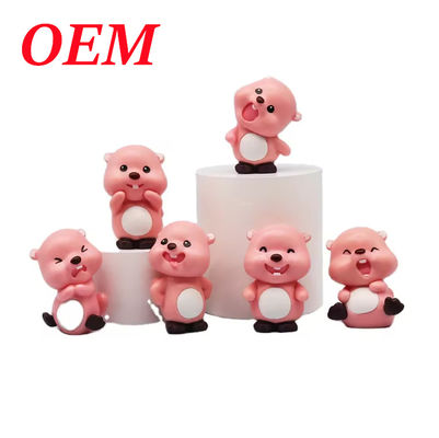Blind Box Head Tilt น่ารัก สีชมพู Ruby ของเล่นพลาสติก